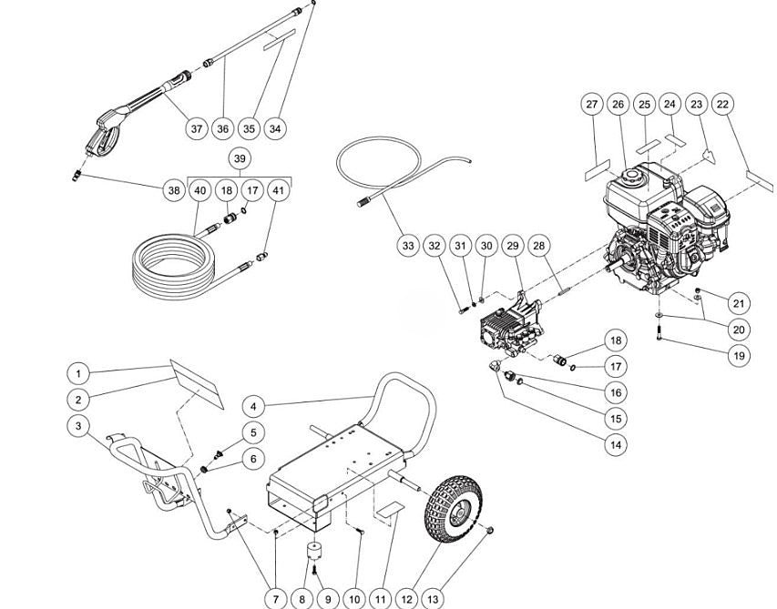 CM-3500-0MLB Frame Assembly Parts by MiTM