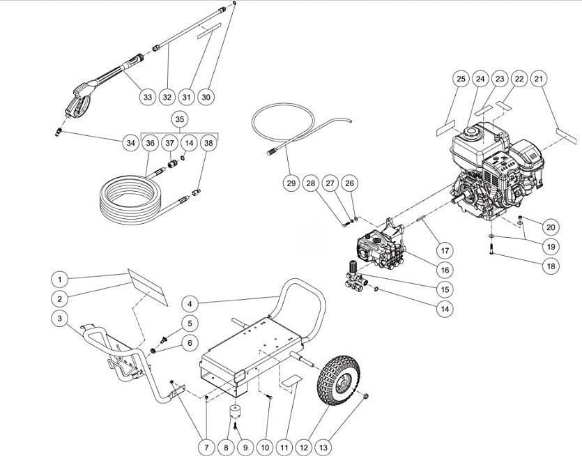 CM-3500-1MMB (sn:0-10817968) Frame Assembly Parts by MiTM