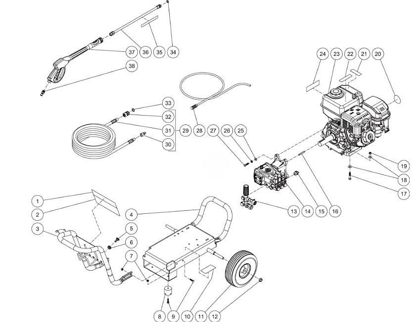 CM-4000-1MMB Frame Assembly Parts by MiTM