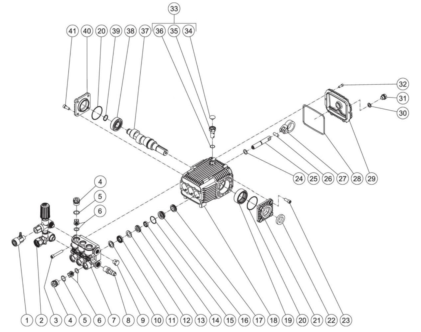 CMB-4004-0MLB (sn:0-10712338) Pump Assembly Parts By MiTM