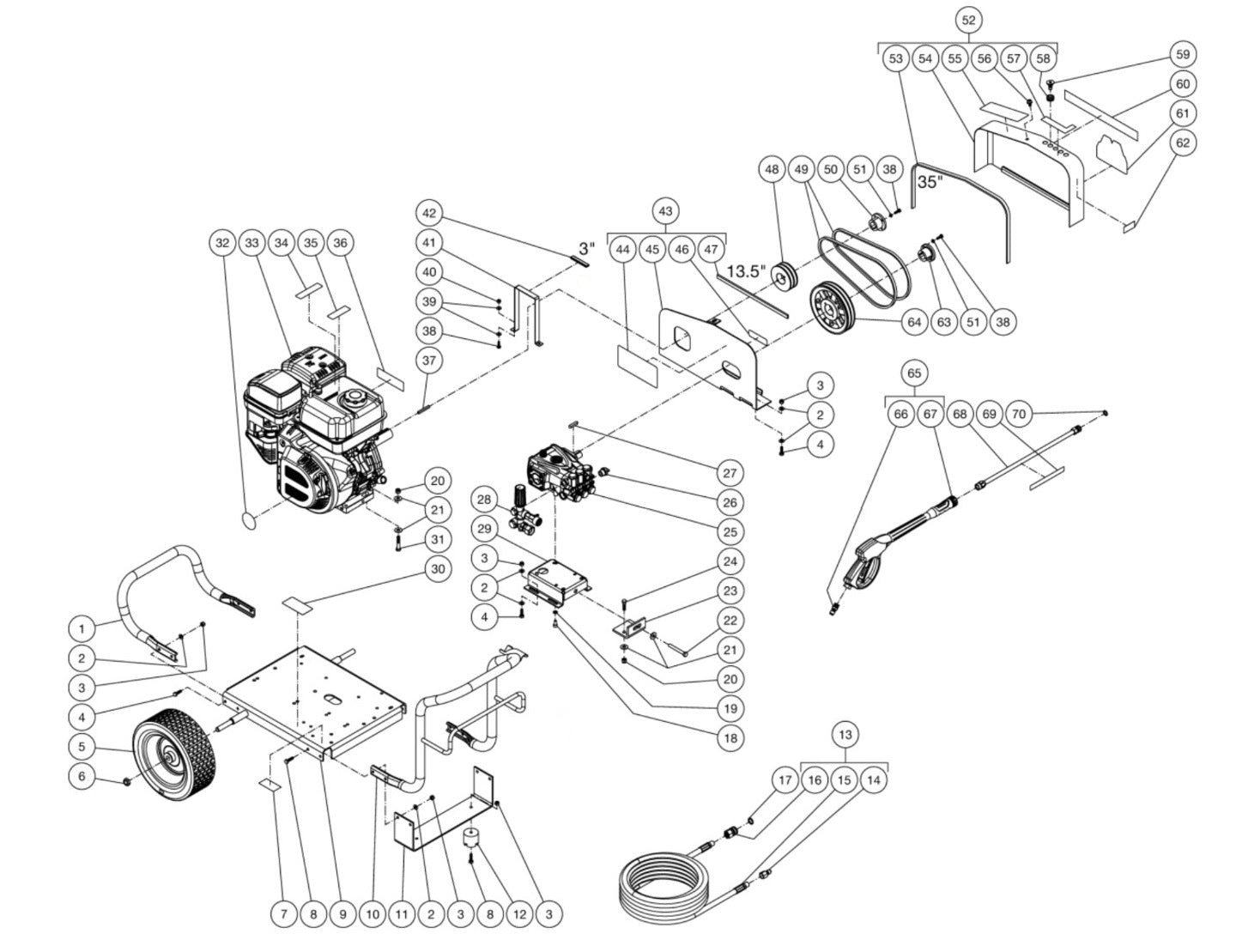CMB-4004-0MLB (sn:11488890-99999999) Frame Assembly Parts By MiTM