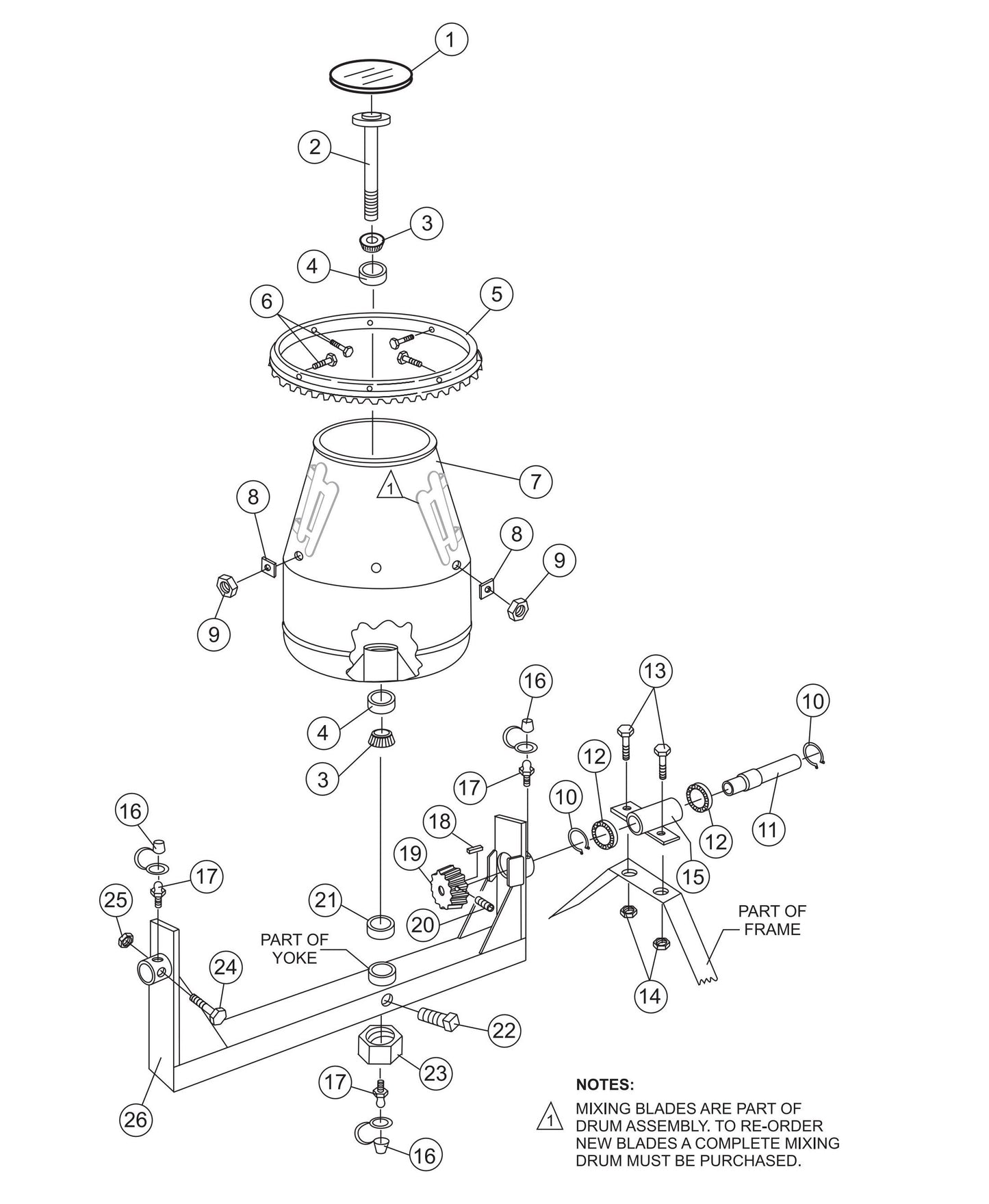 STOW CMS-6S Steel Barrel Assembly Parts