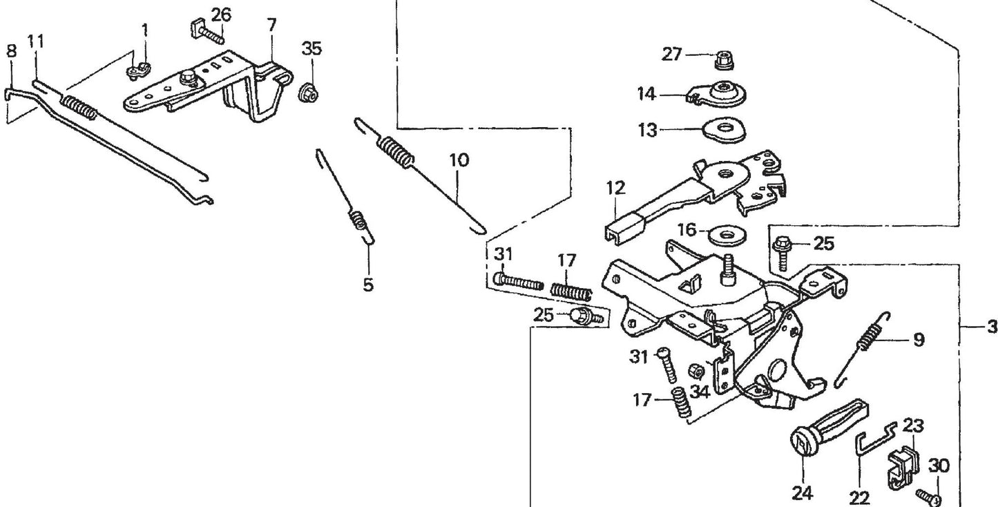 Honda GX620TXF2 Engine Control Assembly Parts For SP2 Street Pro Series By Multiquip