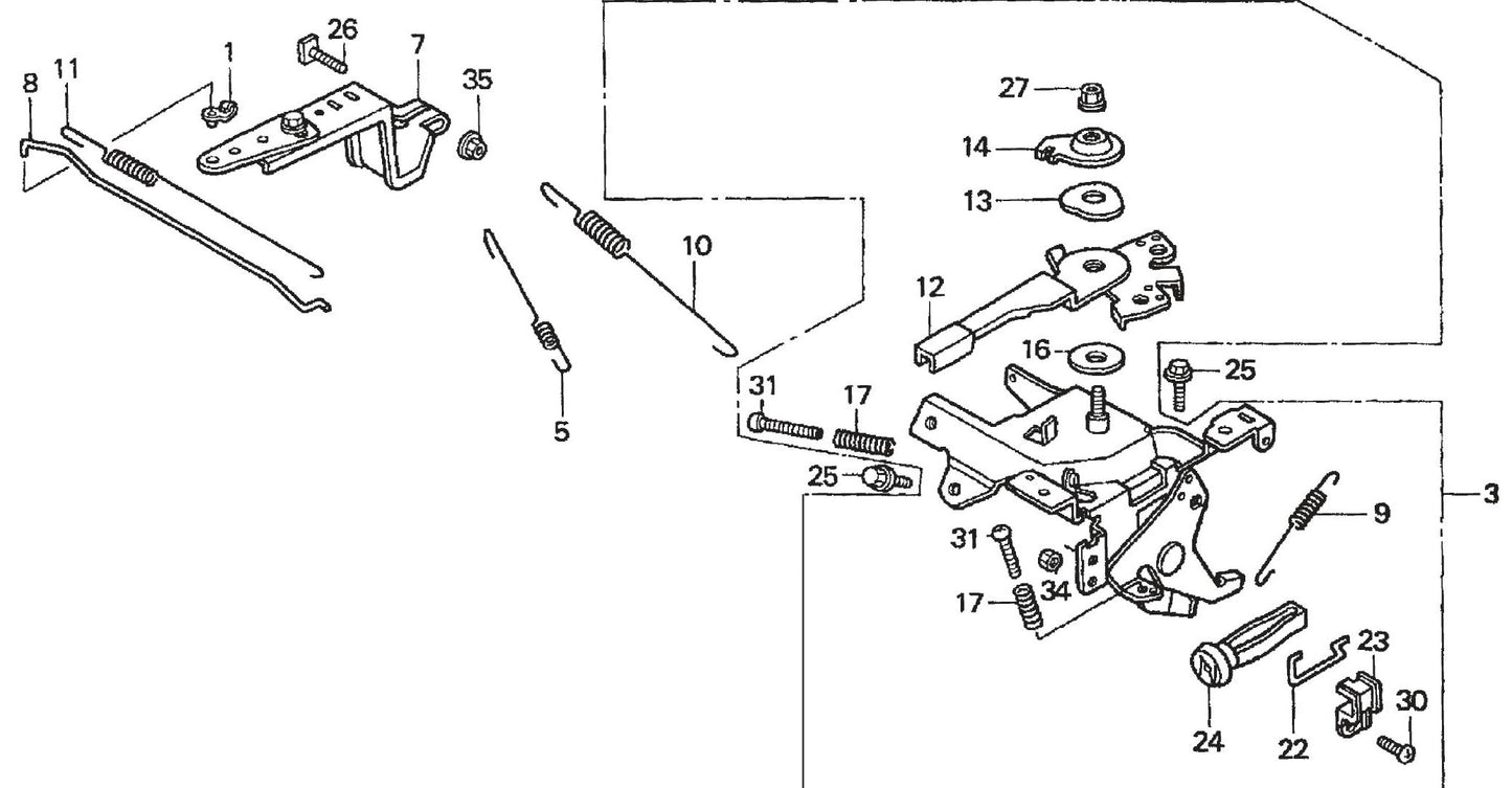 Honda GX620TXF2 Engine Control Assembly Parts For SP2 CE13H20 SCE13H20 SCE20H20 By Multiquip