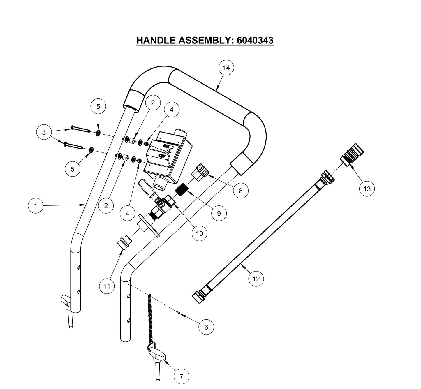 CC80,CPG80E Handle Assembly Parts