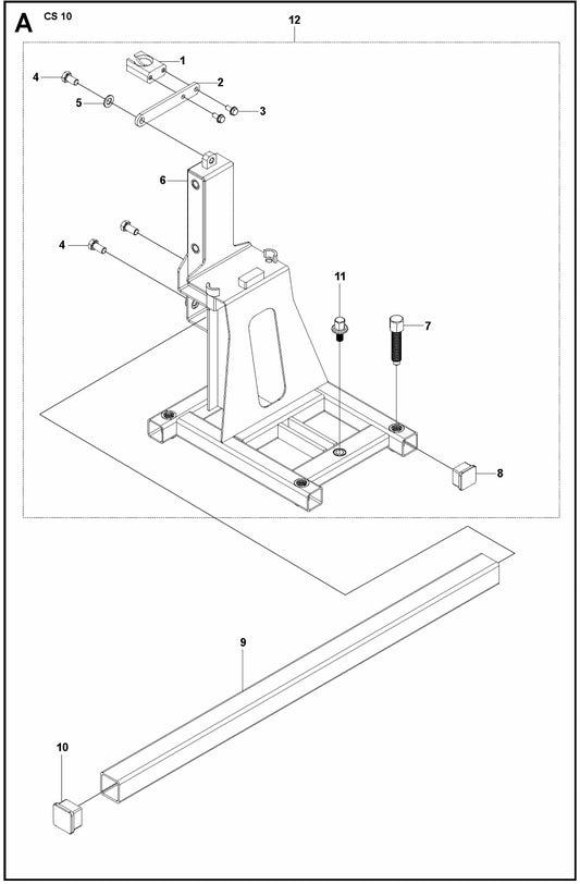 CS 10 Base Assembly Parts