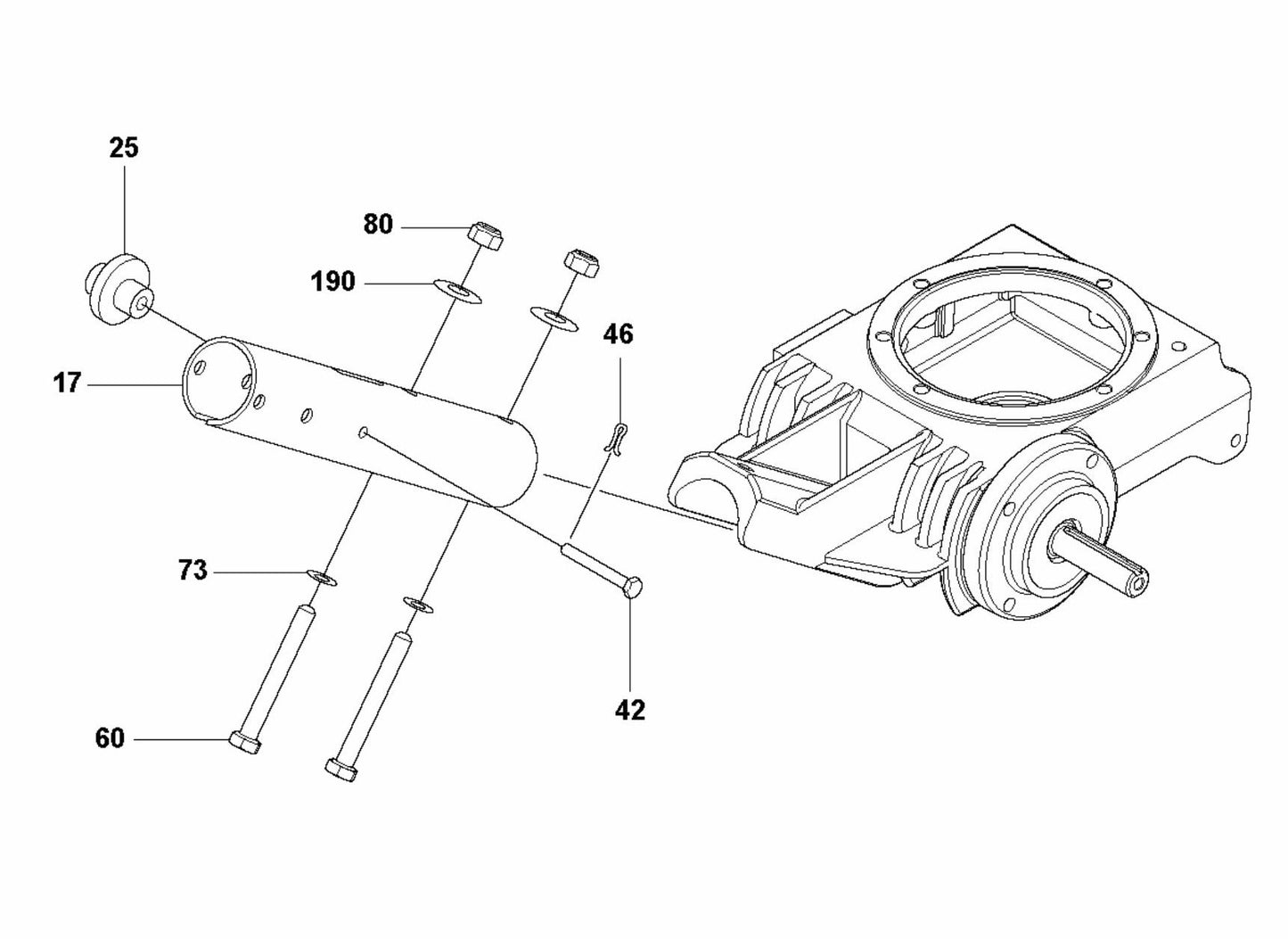 CT 36 Handle, Lower Assembly Parts
