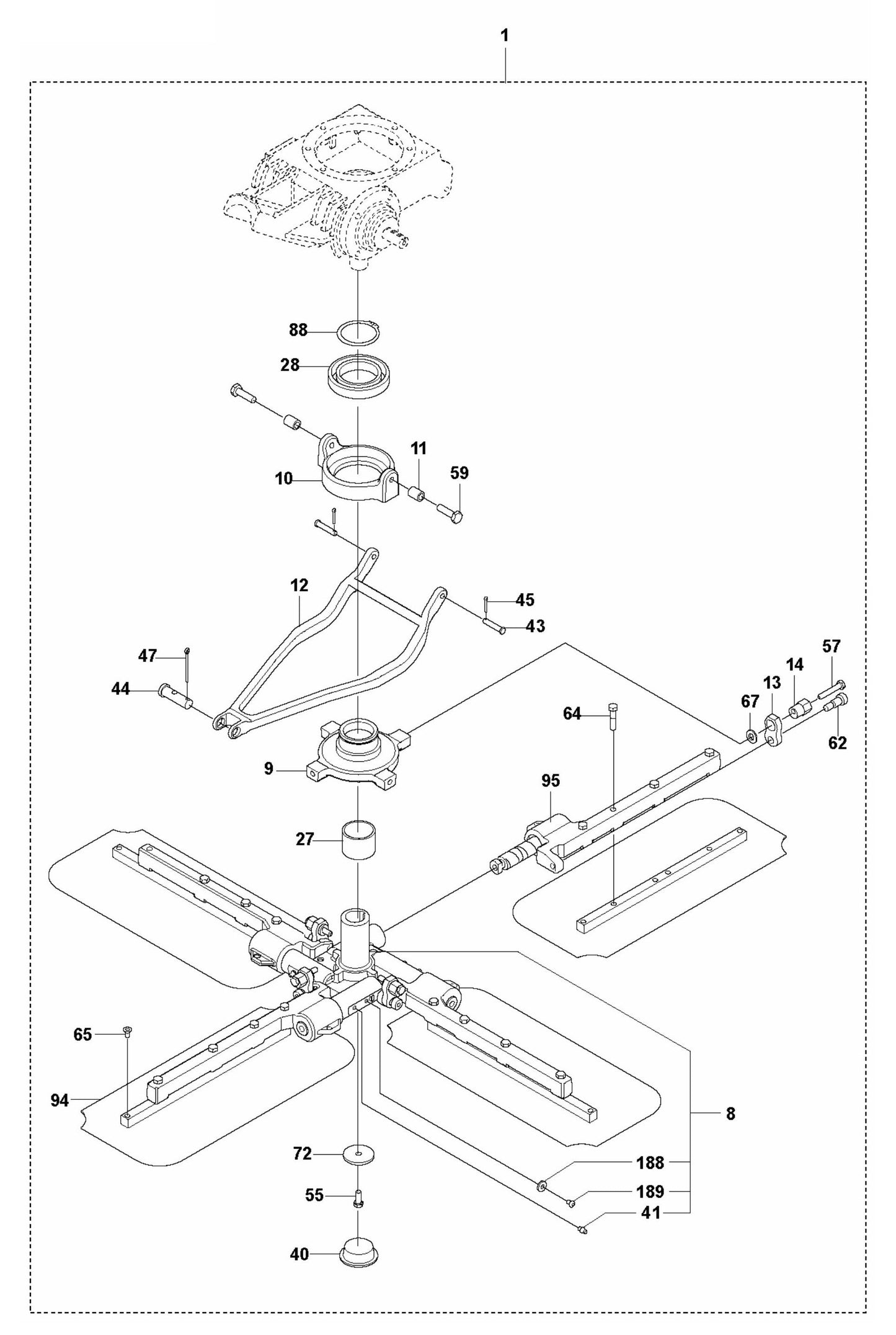 CT 48 Blade Assembly Parts