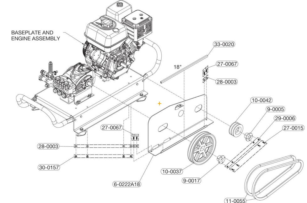 CTM-3005-H6G0M Belts And Sheaves Assembly Parts by MiTM
