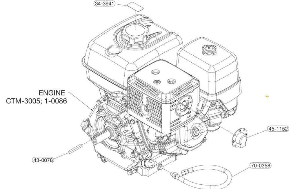 CTM-3005-H6G0M engine Assembly Parts by MiTM