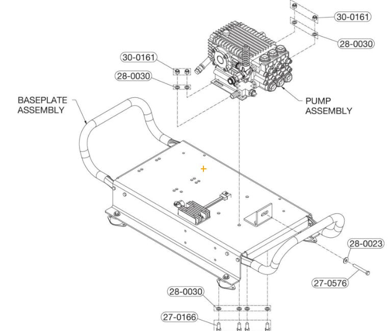 CTM-3005-H6G0M Base Plate And Pump Assembly Parts by MiTM