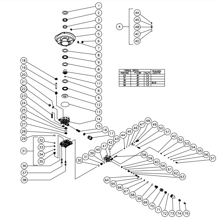 CV-1500-0MBC, CV-1750-0MBC (sn:0-322055) Pump assembly Parts by MiTM