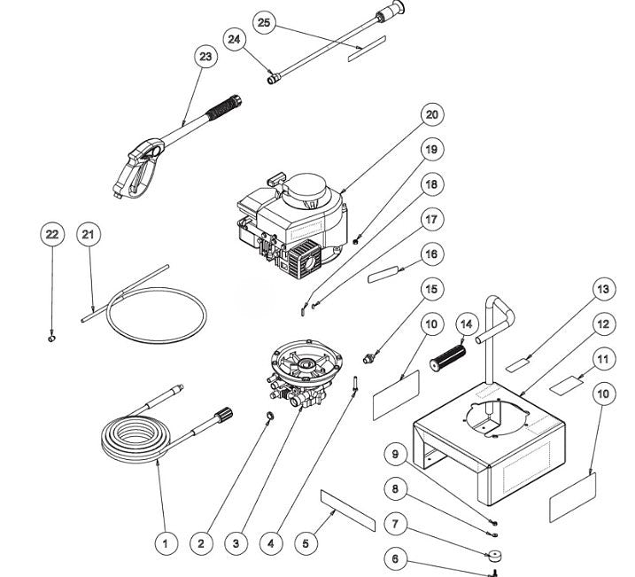 CV-1800-0MBH (sn:0-10241138) Frame Assembly Parts by MiTM