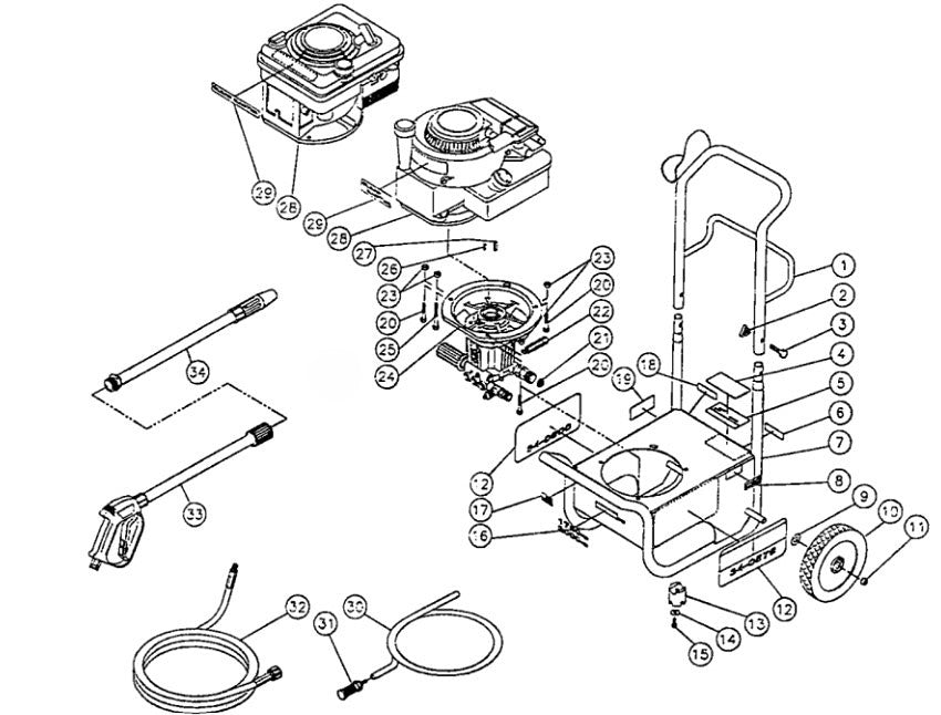 CV-2000-0MBC Frame Assembly Parts by MiTM
