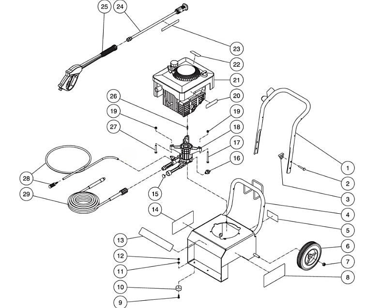 CV-2100-0MBC (sn:10217674-99999999) Frame Assembly Parts by MiTM