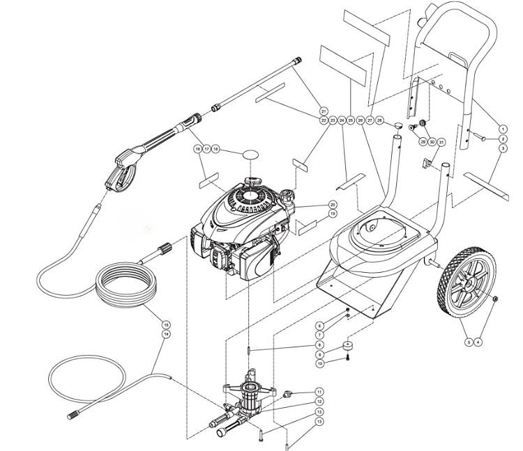 CV-2400-0MMC, CV-2400-0MMC-C (sn:0-10724401) Frame Assembly Parts by MiTM
