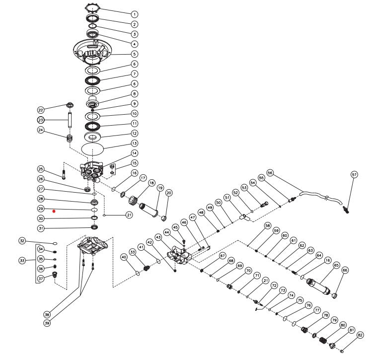 CV-2400-1MHC Pump assembly Parts by MiTM
