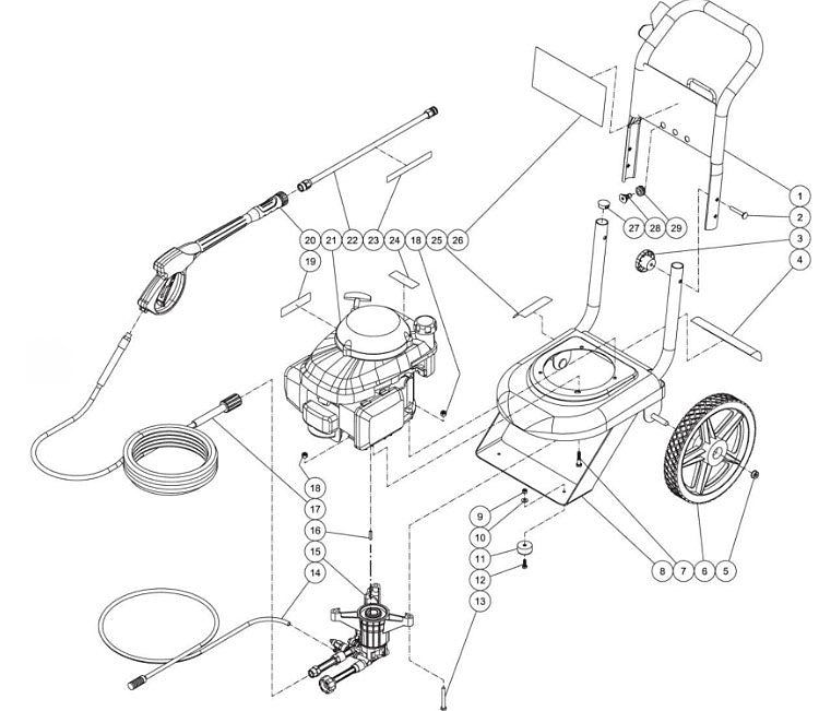 CV-3000-0MHC, CV-3000-1MHC Frame Assembly Parts by MiTM