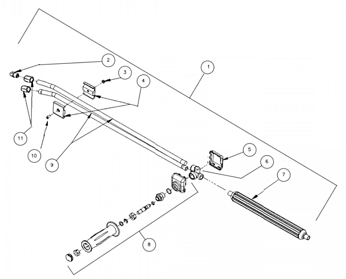 CW, HSE, DH, HHD Series Dual Lance Assembly by MI-T-M