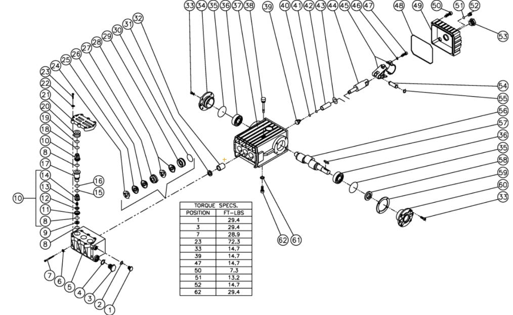 CW-5004-0ME3, CWC-4005-0MGH, CWC-4005-0MGV, CWC-5004-0MGH,CWC-5004-0MGV Pump Assembly Parts by MI-T-M
