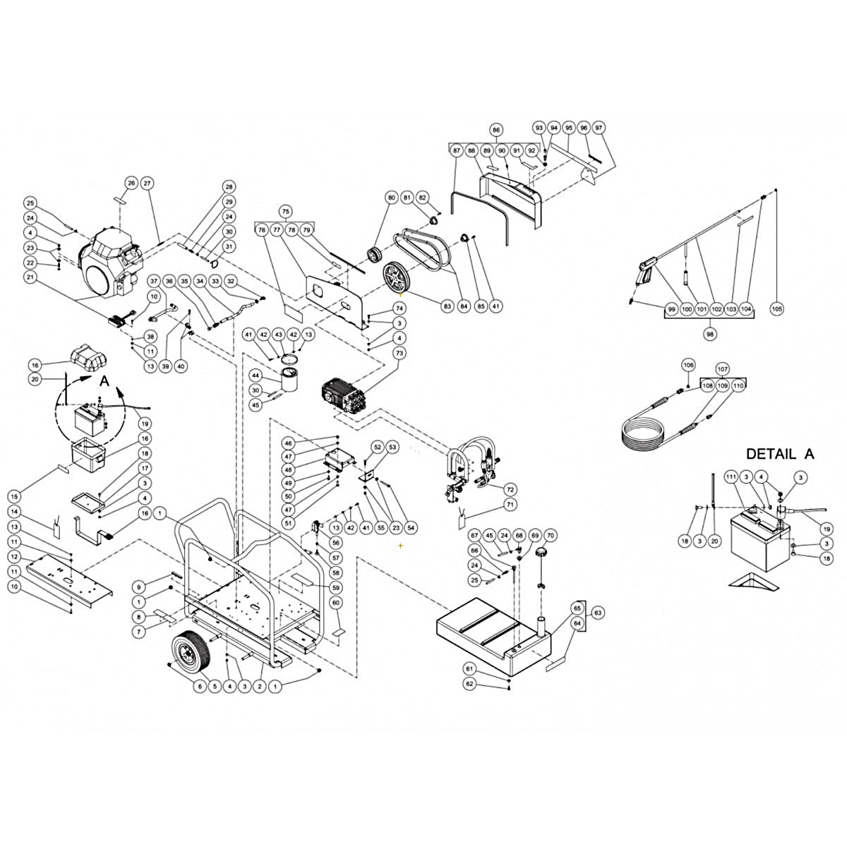 CWC-3008-3MGH (sn:10552632-99999999) Frame Assembly Parts by Mi-T-M