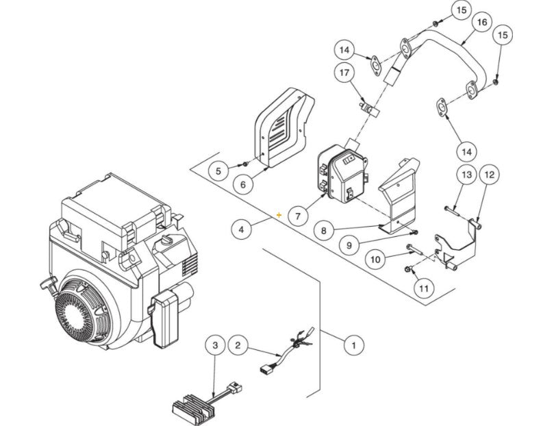 CWC-4005-0MGH/1MGH/1MGV/2MGH, CWC-5004-0MGH/1MGH/1MGV/2MGH Engine Assembly Parts by Mi-T-M