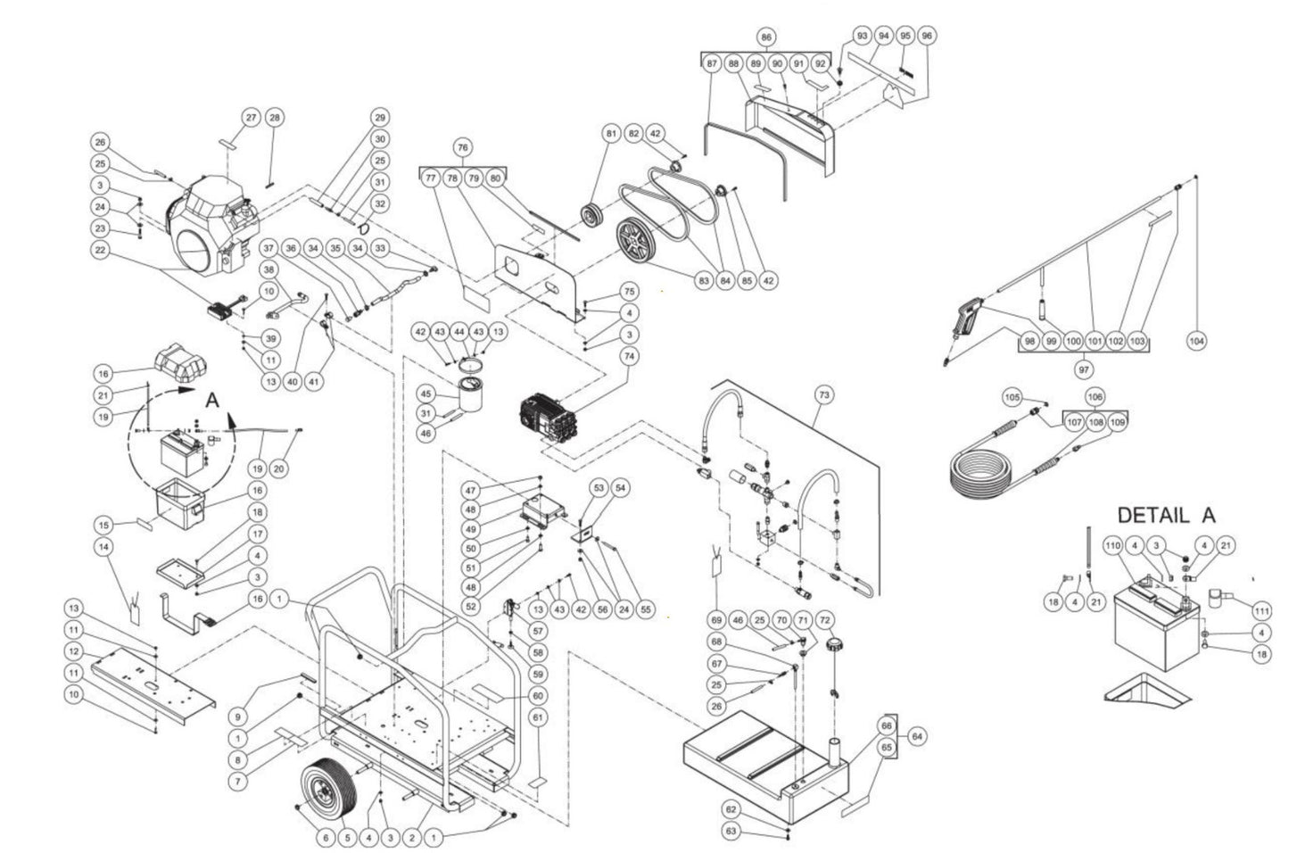 CWC-5004-3MAH (sn:0-10552631) Frame Assembly Parts by Mi-T-M