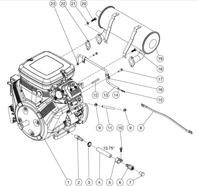 CWC-5004-4MAV Engine Assembly Parts by Mi-T-M