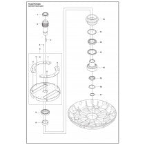 Center Hub Assy Parts For PG 830 P By Husqvarna