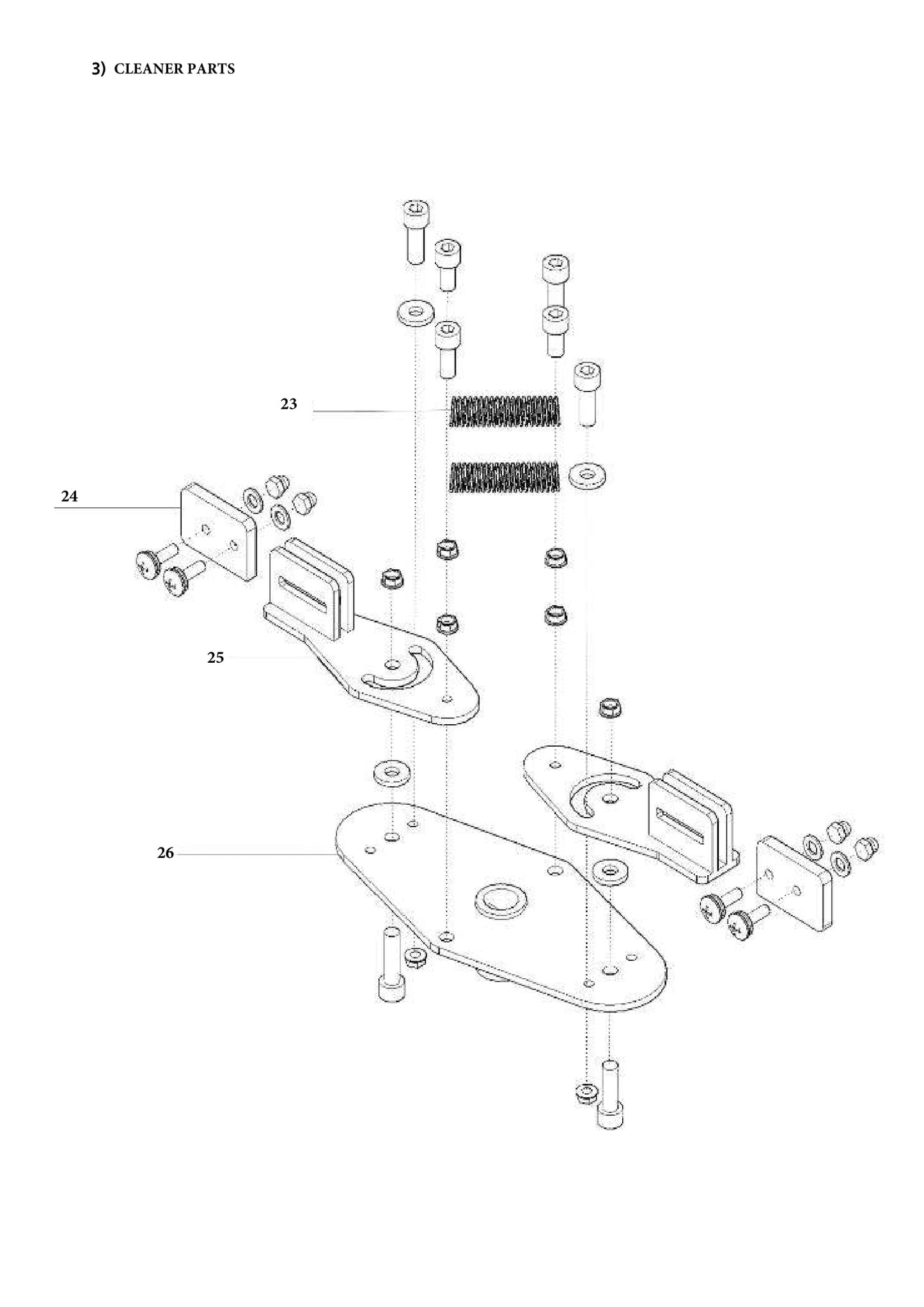CV258C Cleaner Parts