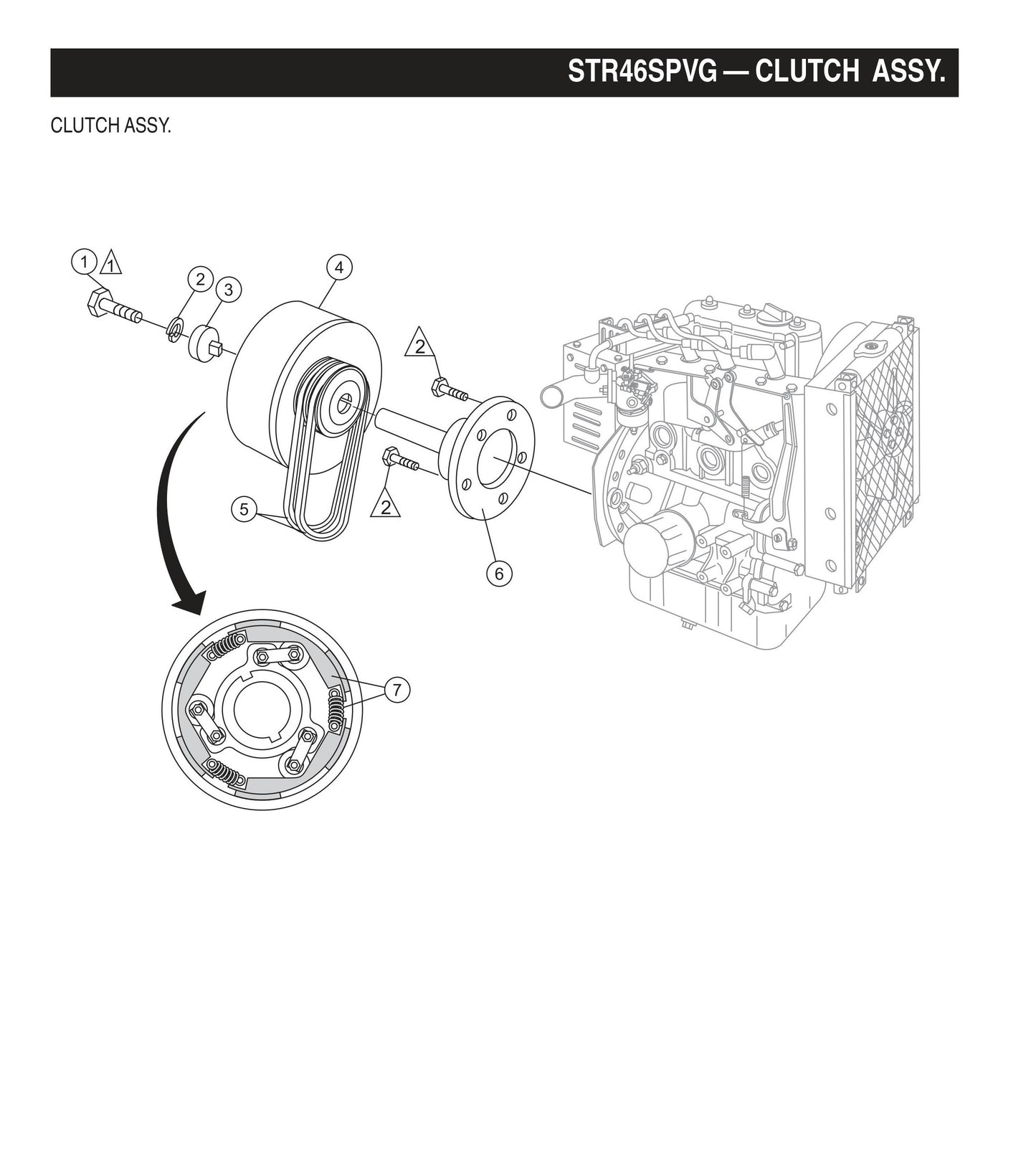 STR46SPVG STOW-Clutch Assembly