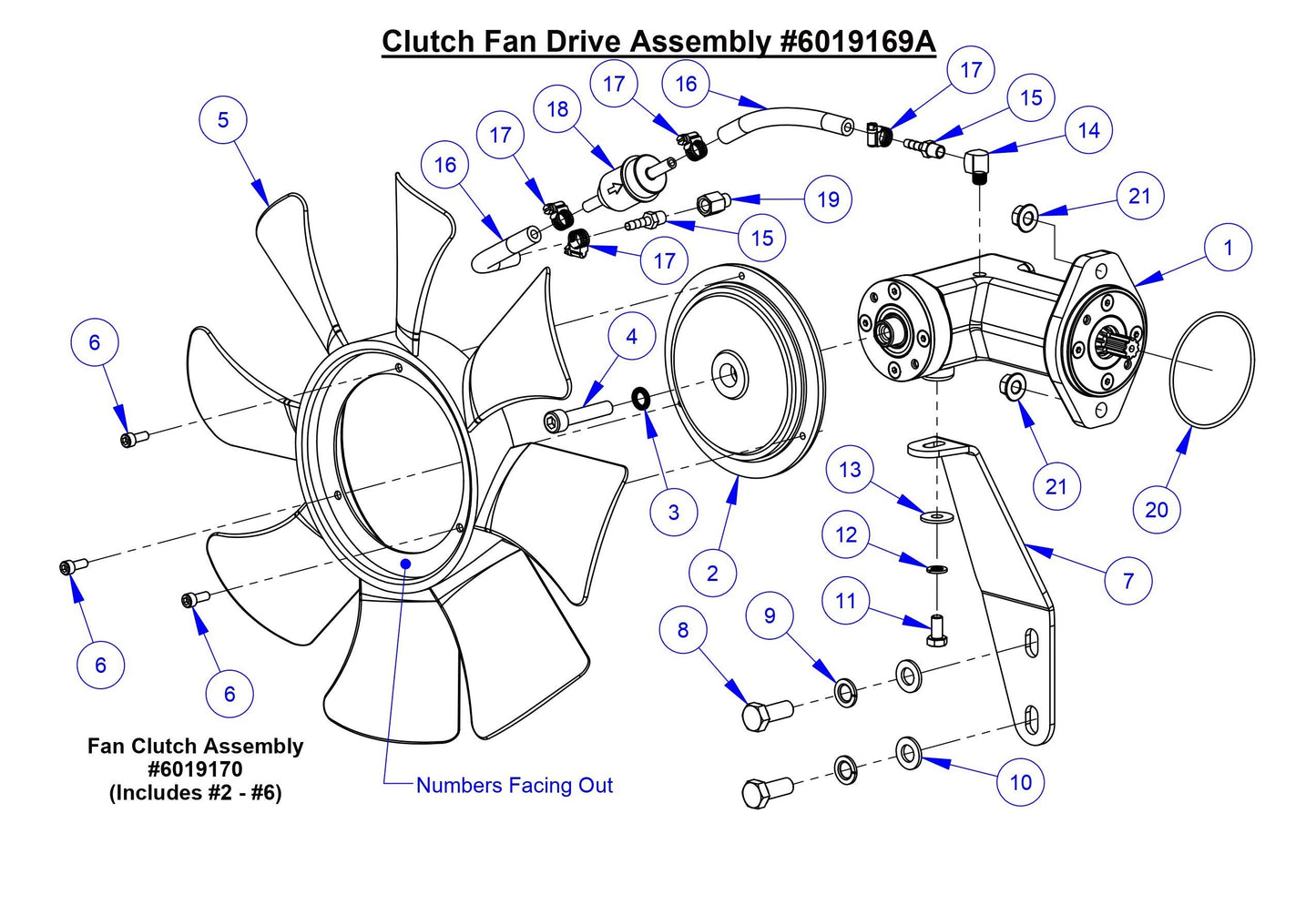 CC6566 Clutch Fan Drive Assembly