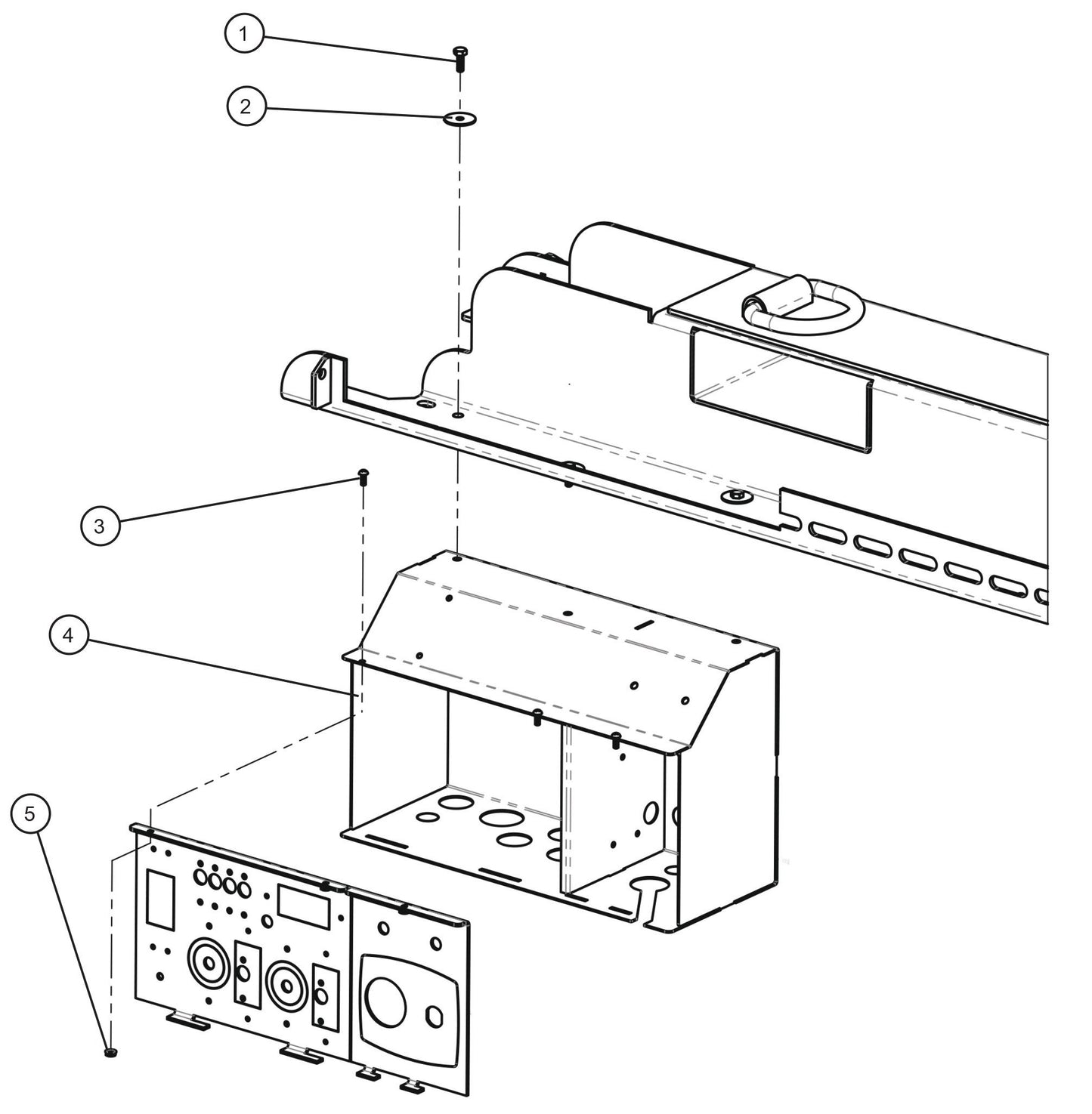 CE V-Series Night Lite Pro II Component Box (1 of 2) Parts By Allmand