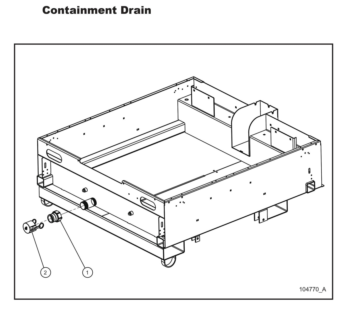 Containment Drain Parts by Allmand