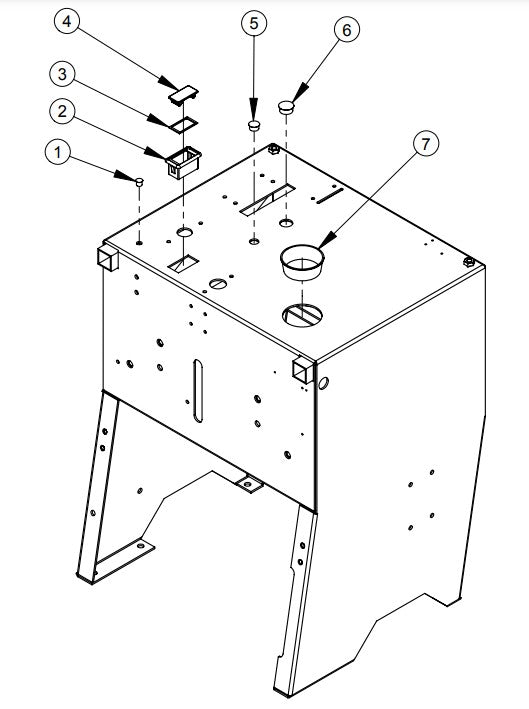 CC2500 Control Panel Assembly (Electric/Hydraulic) By Core Cut Diamond products