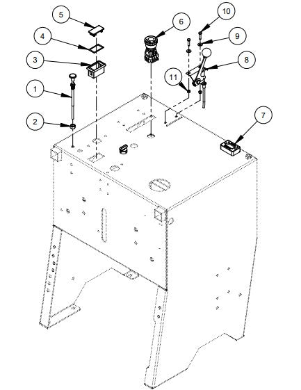 CC2500 Control Panel Assembly (Carburated engine)