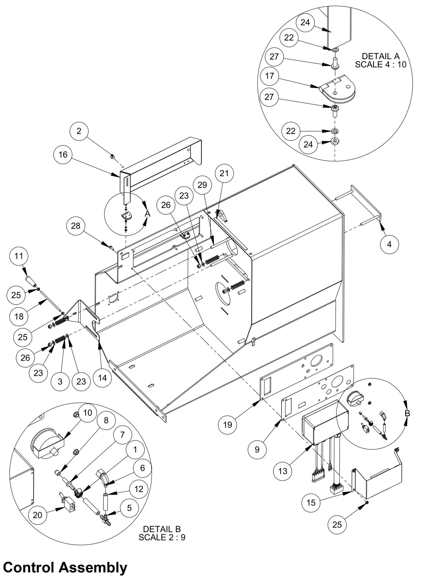 VEU Control Assembly Parts By MBW