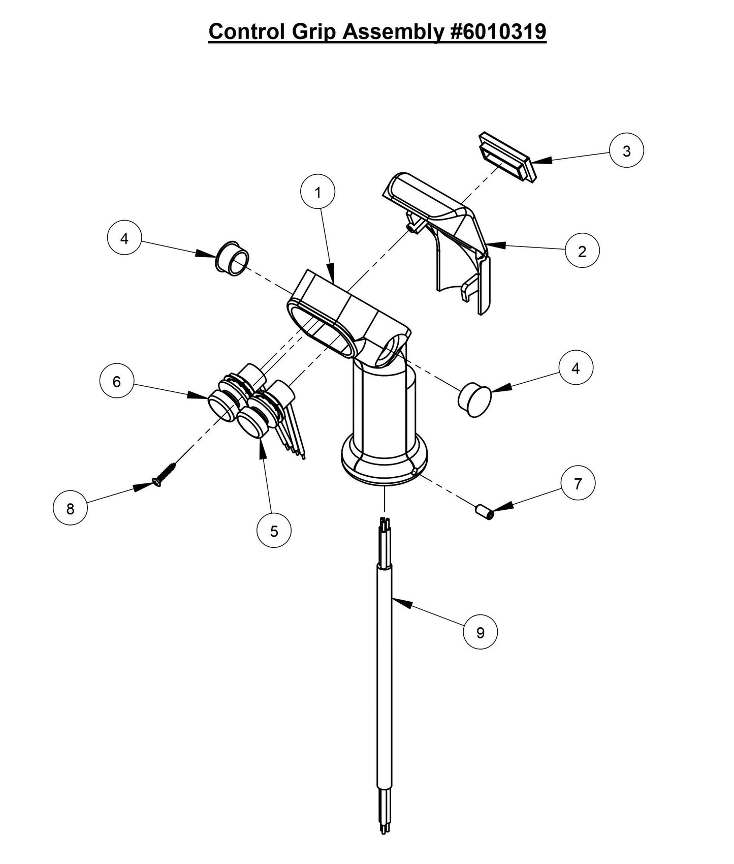 CC3500E (Control Grip Assembly)