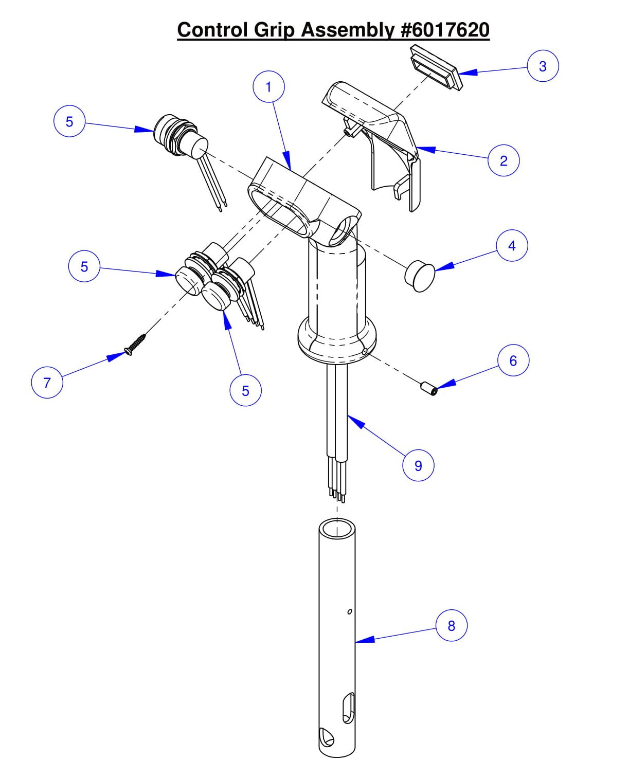 CC7574DK Control Grip Assembly