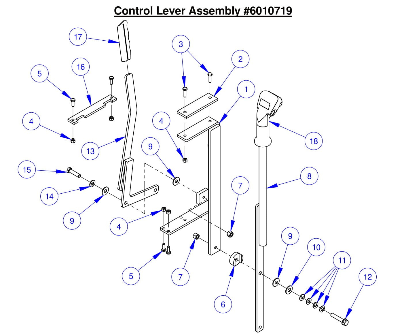 CC6561-3 Control Lever Assembly
