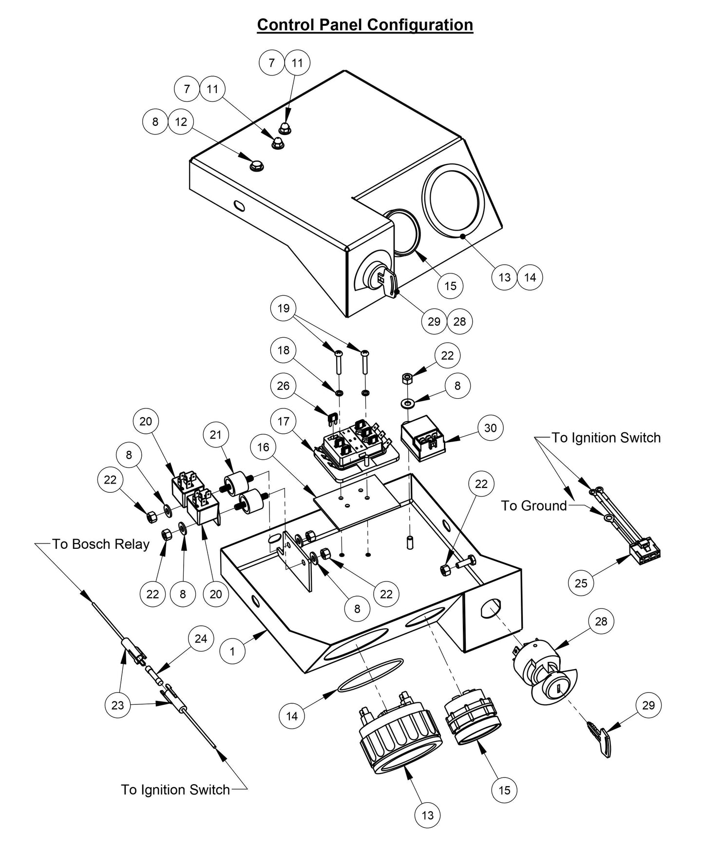 CC4144DXL Control Panel Configuration