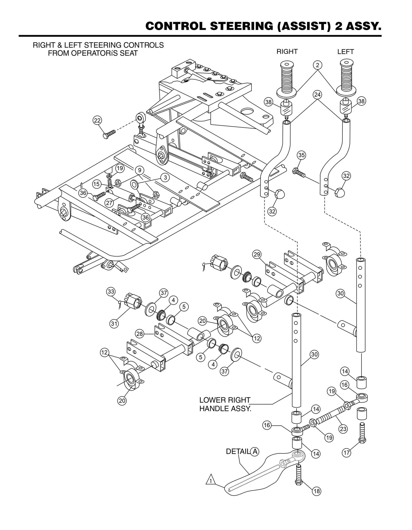 HHN31VTCSL5 Control Steering (Assist) 2 Assembly