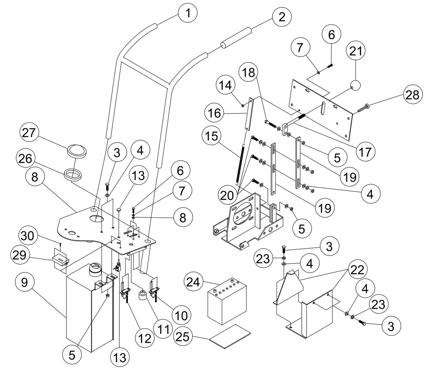 Controls And Console Group Parts By Norton Clippers