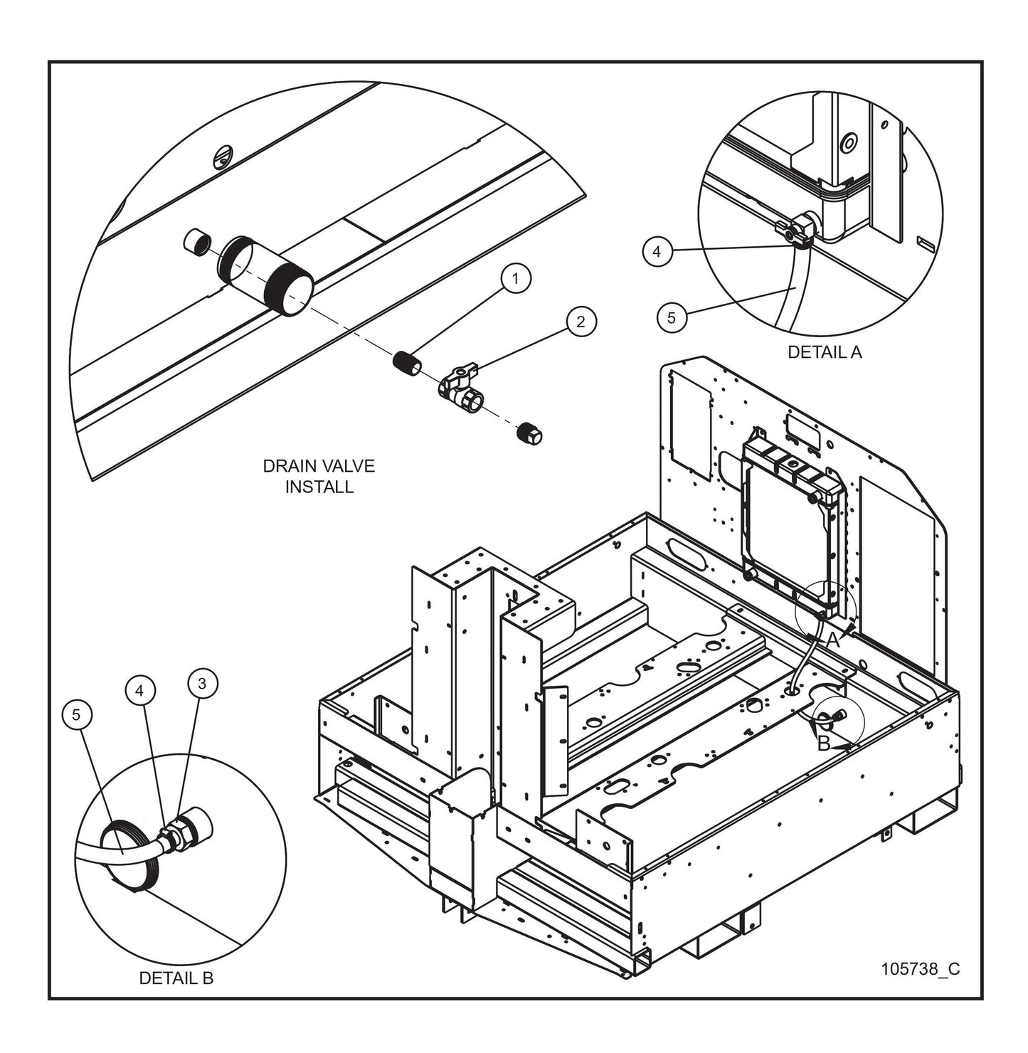 Coolant Drain Parts By Allmand