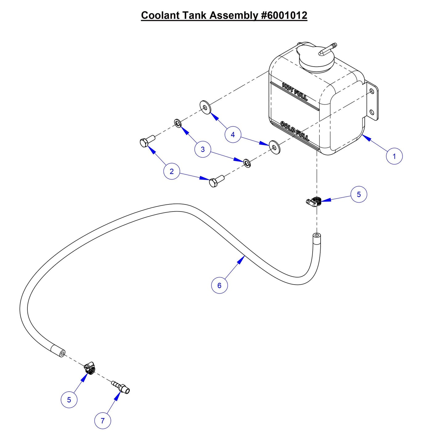 CC5049 Coolant Tank Assembly