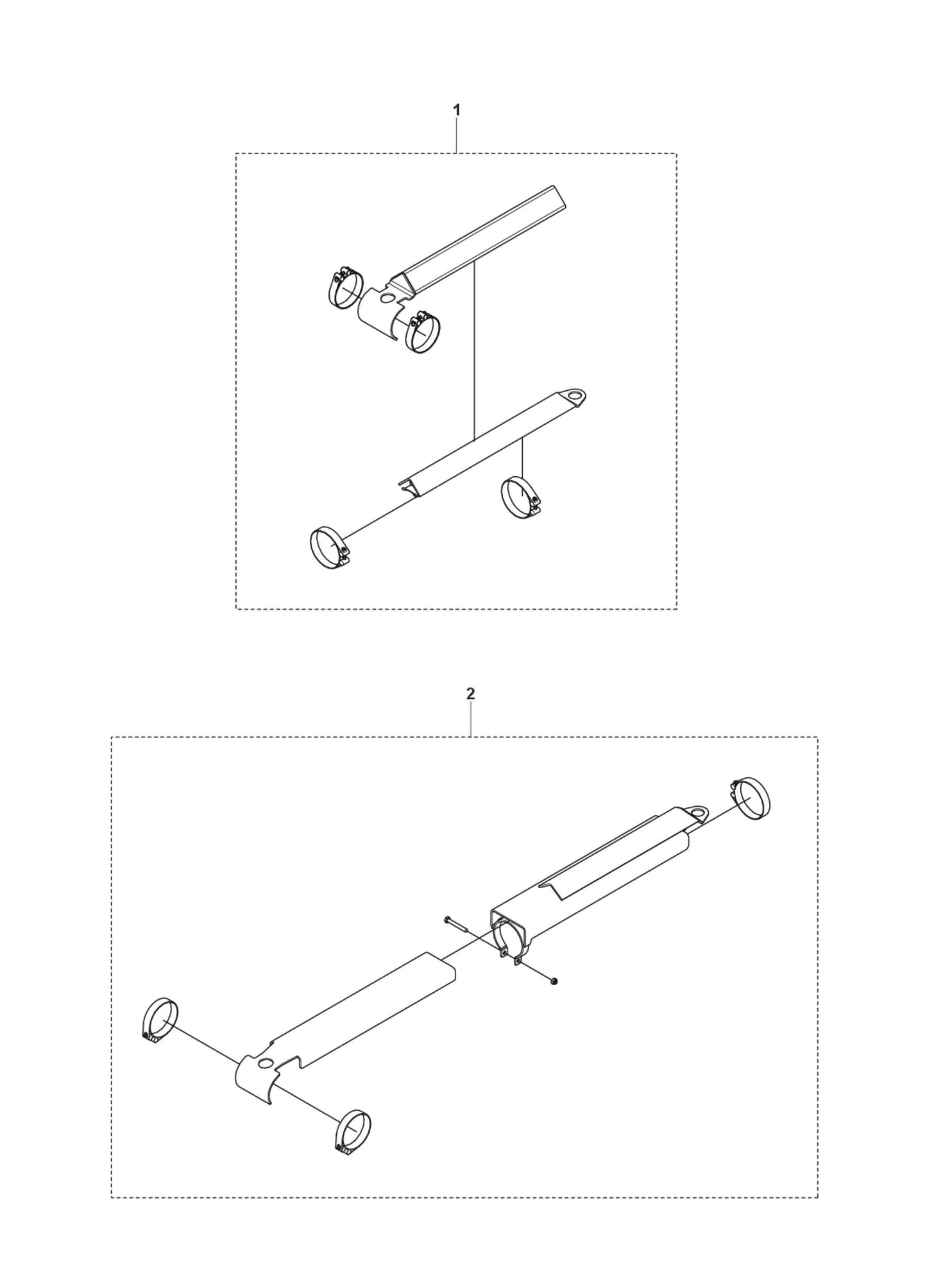 Cylinder Protection fig 1 Parts for DXR 300 By Husqvarna