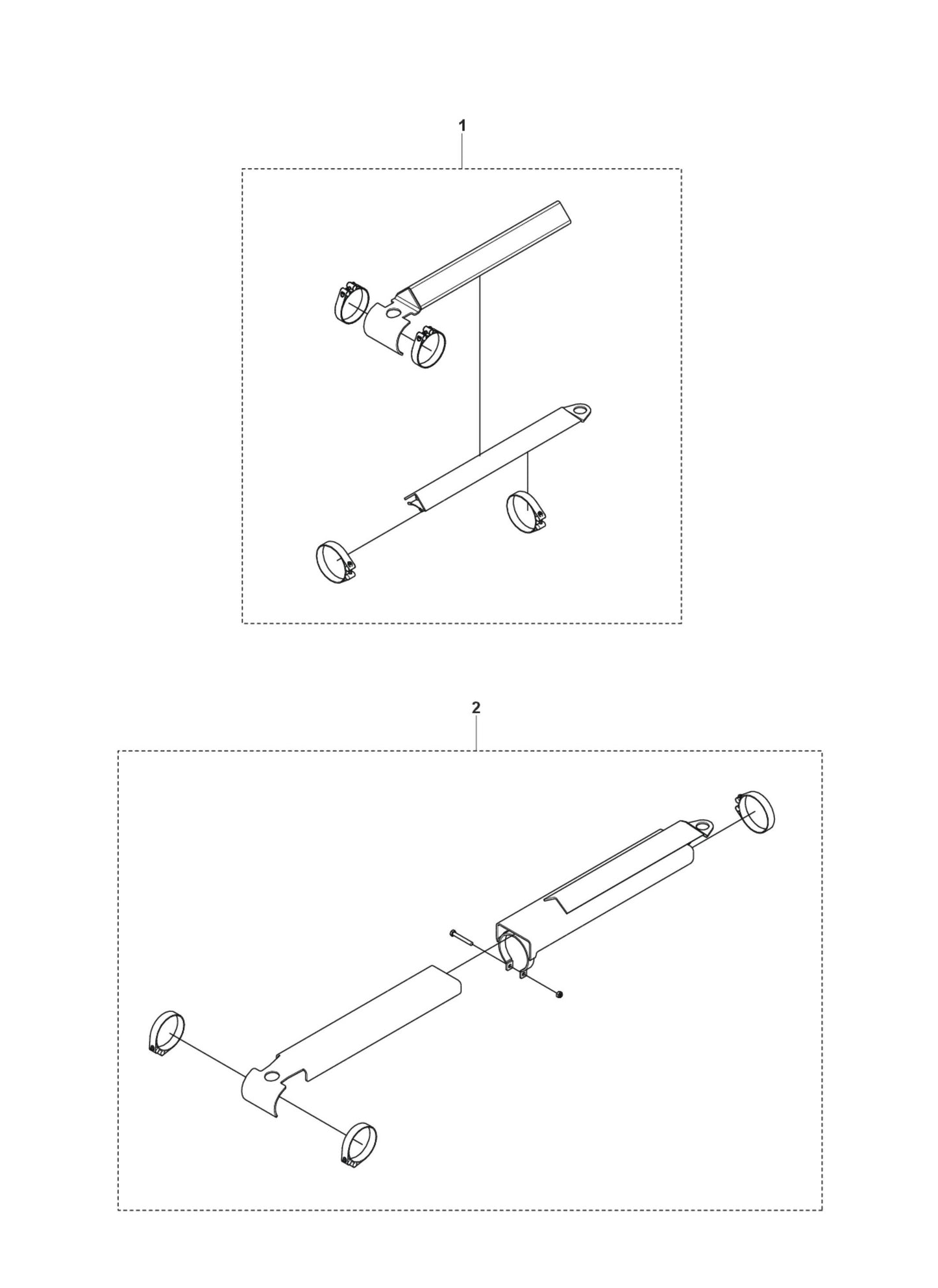 Cylinder Protection fig 1 Parts for DXR 305 By Husqvarna