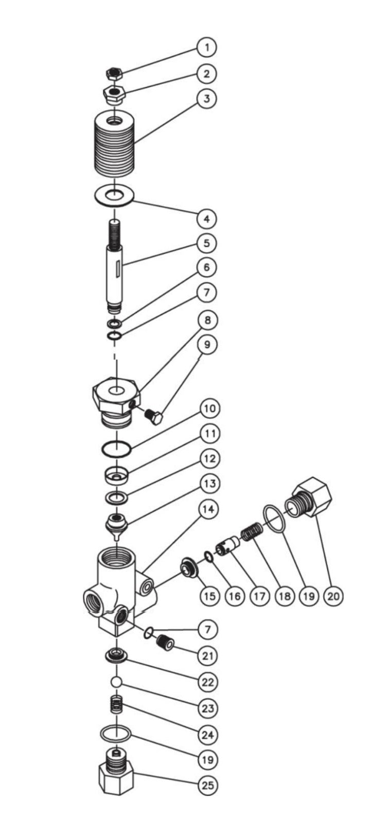 DC-2405, DC-3004, DC-3005, DC-3008 Unloader Assembly Parts by Mi-T-M