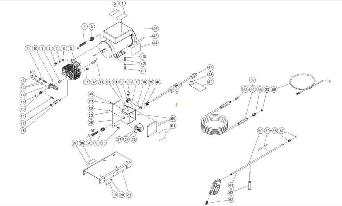 DC-2503-A1E2G-W (sn:0-99999999) Frame Assembly Parts by Mi-T-M