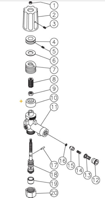 DC-3003-A0K6A, DC-3003-A0K6G (sn:0-99999999) Unloader Assembly Parts by Mi-T-M